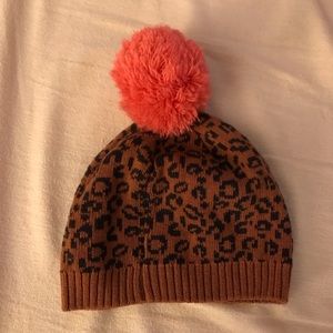 Hanna Anderson Animal print girls hat